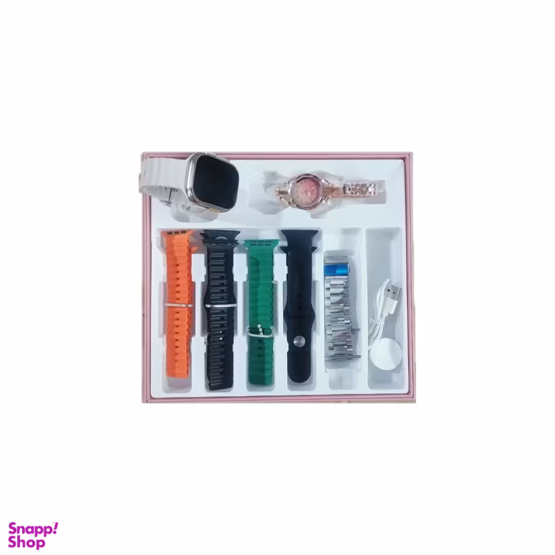 پک ساعت هوشمند به همراه ساعت آنالوگ زنانه مدل Tk600