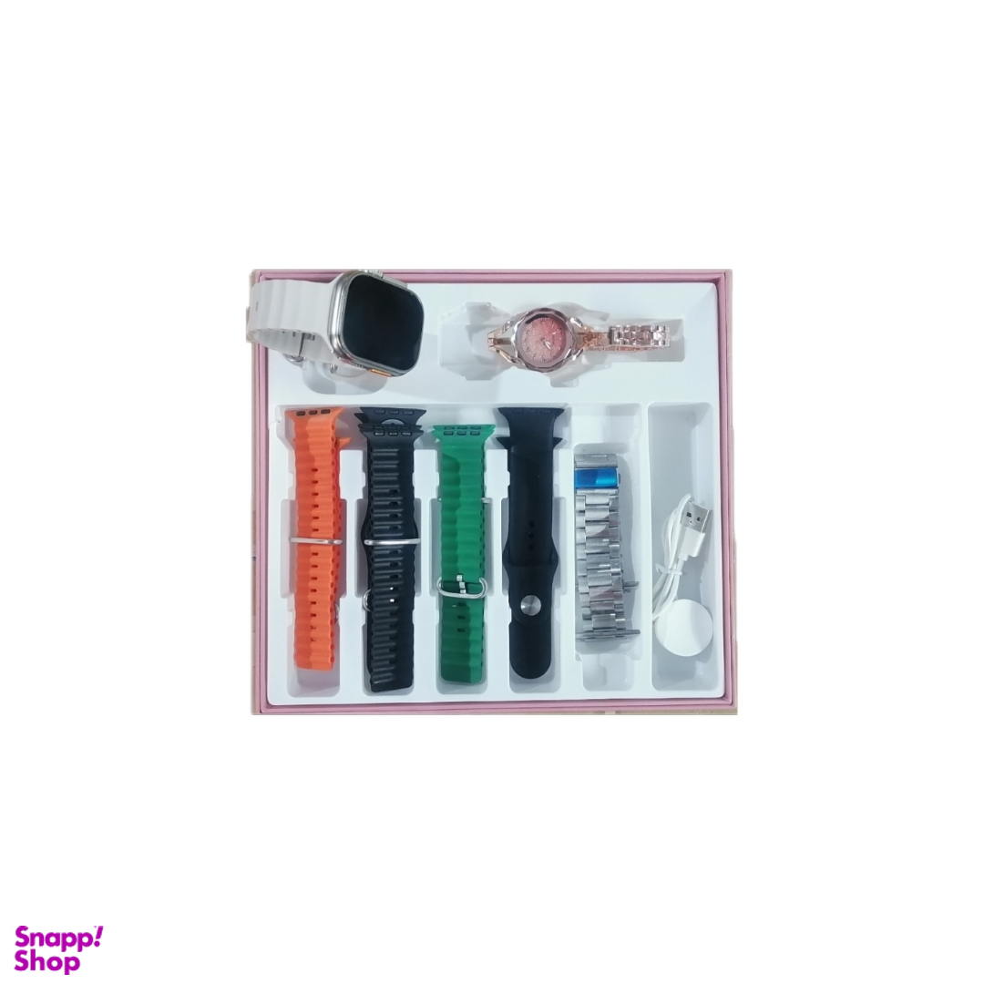 پک ساعت هوشمند به همراه ساعت آنالوگ زنانه مدل Tk600