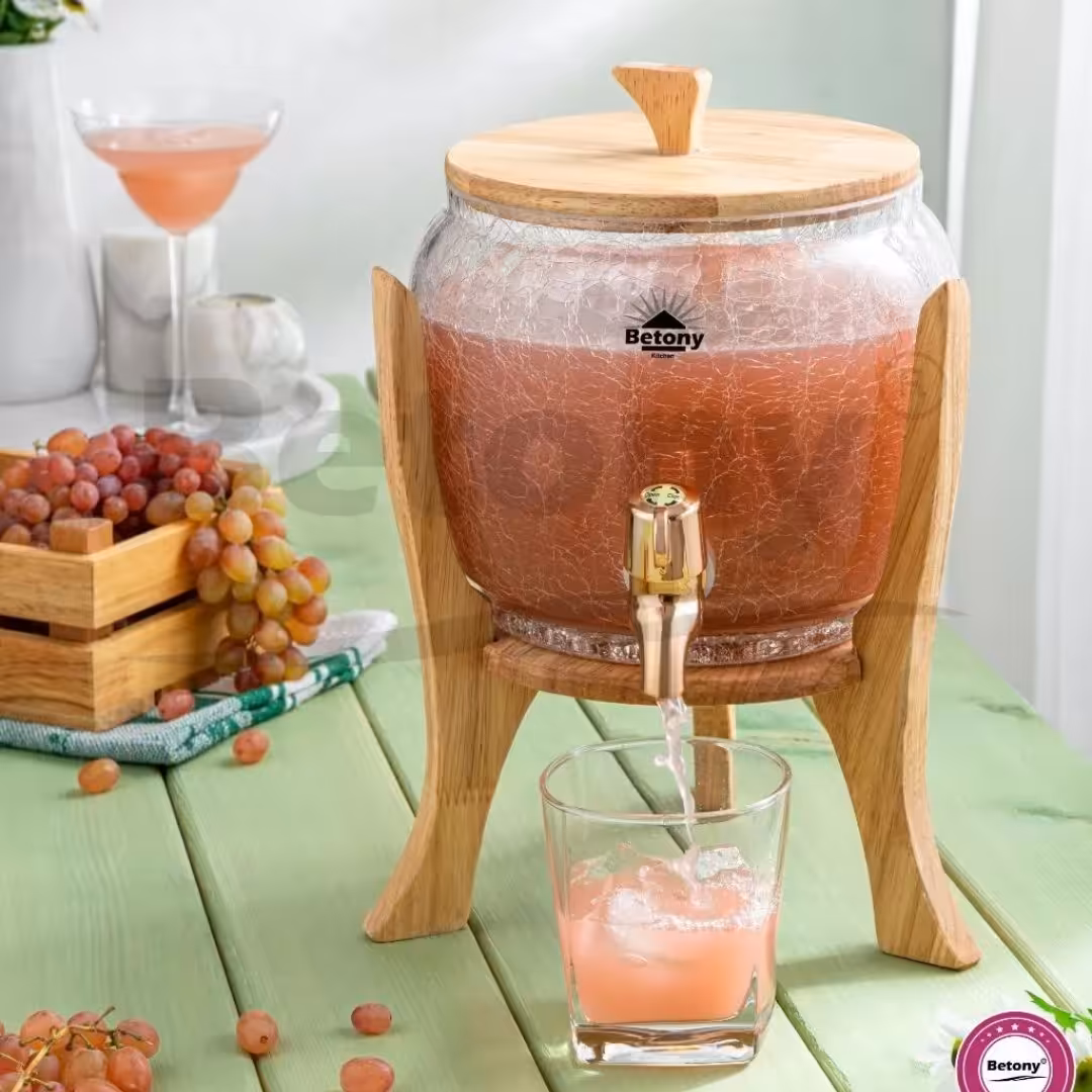 کلمن ابگز پایه چوبی