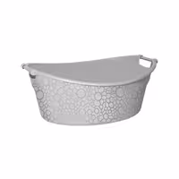 لگن بیضی دسته استیل کوچک لیمون مدل 1544