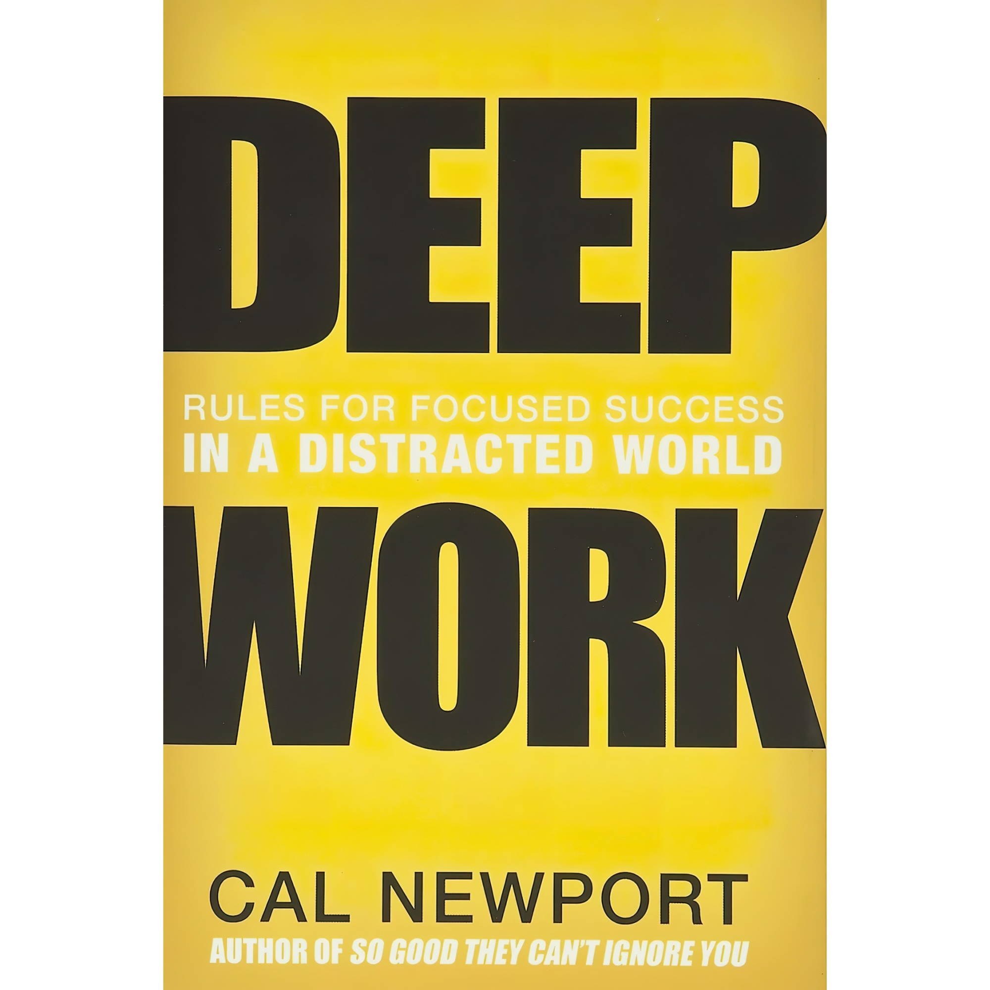 کتاب زبان اصلی Deep Work Rules for Focused Success in a Distracted World