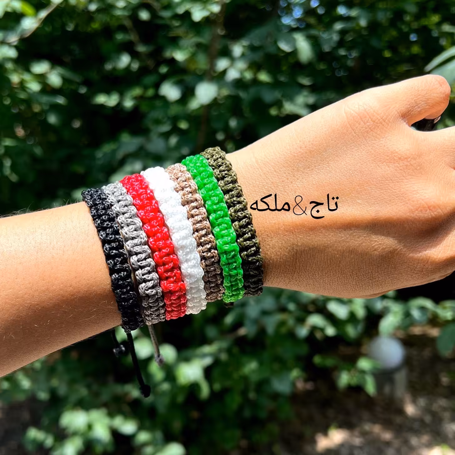 دستبند بافت --قیمت یک عدد (بصورت عمده، پک 10تایی)