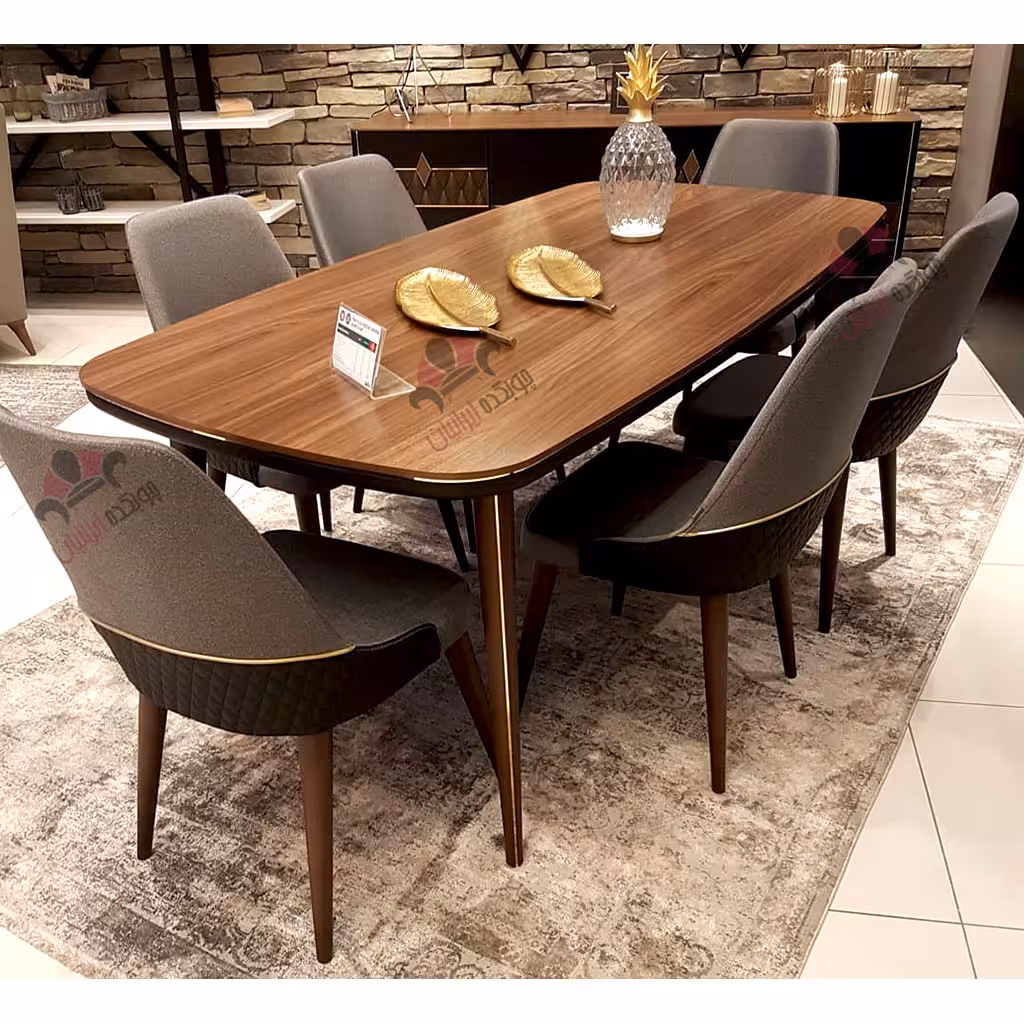 میز ناهار خوری 6 نفره مدرن و شیک مدل آرسین