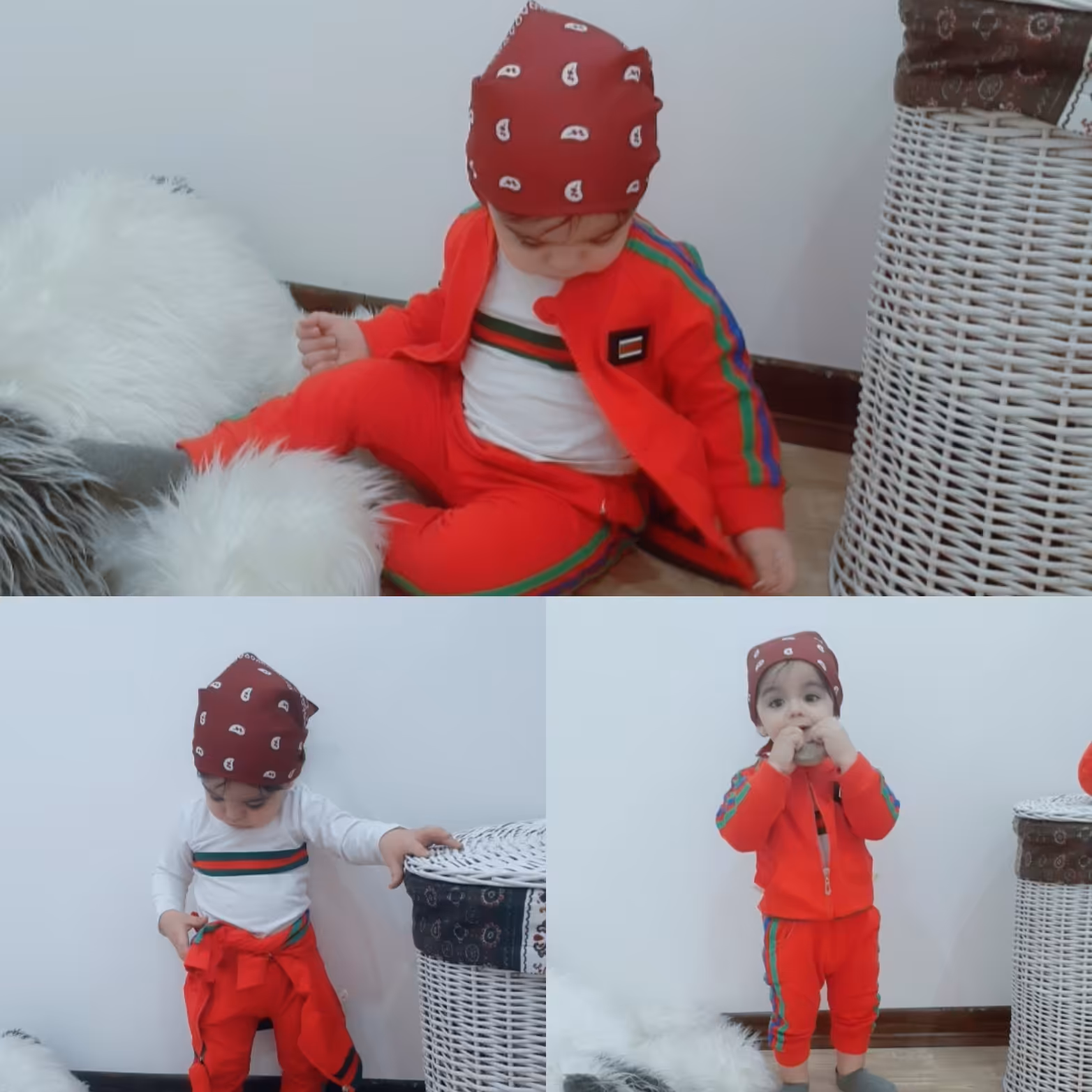 سه تیکه شیک و اسپرت واستون اوردم مناسب دختر  و پسر
ست سه تیکه وارداتی