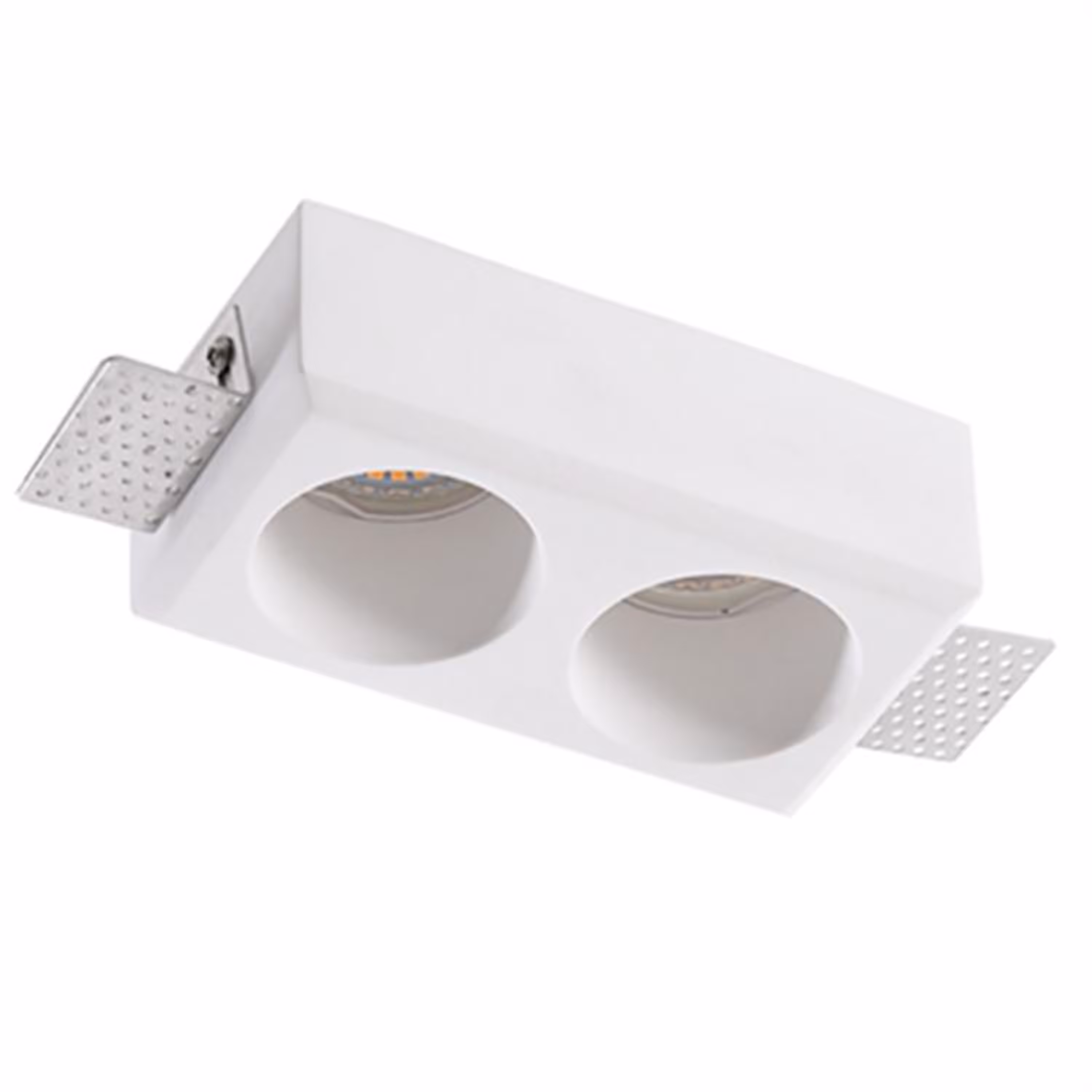 قاب هالوژن  گچی فریم لس مدل تاینی دوبل