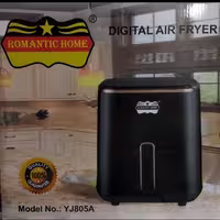 سرخ کن رژیمی 5 رومانتیک هوم 5 لیتری مدل YJ805 دیجیتال در دو رنگ مشکی و سفید