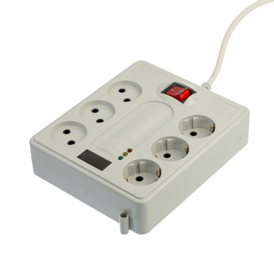 چندراهی برق و محافظ پارت الکتریک کد PE21604 به طول 5 متر