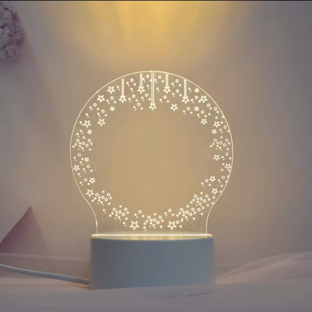 اکریلیک بورد سه بعدی
مدل حاشیه ستاره
هفت رنگ همراه قلم نوشتاری
