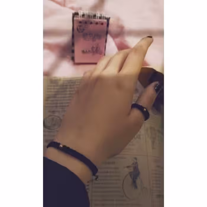 ست انگشتر و دستبند بافت طرح ساده و جذاب