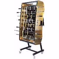 فوتبال دستی تاشو S12 لمه گلاس طلائی | فروشگاه سیمای ورزش