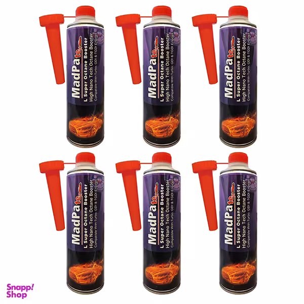 مکمل سوخت مدپا مدل لارج سوپر اکتان بوستر حجم 480 میلی لیتر بسته 6 عددی