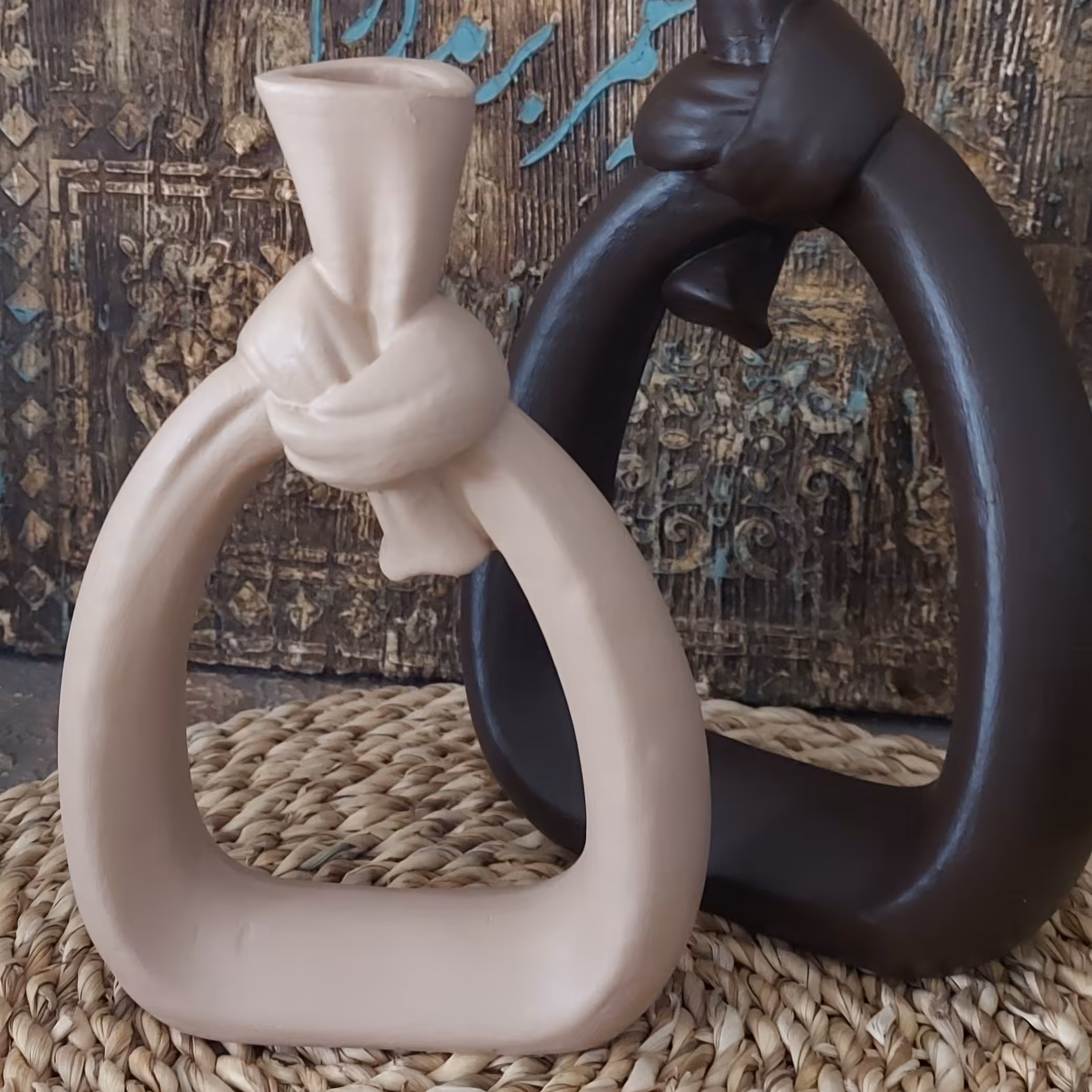 گلدان های پاپیونی، کاری مدرن و کلاسیک، دررنگهای مختلف 