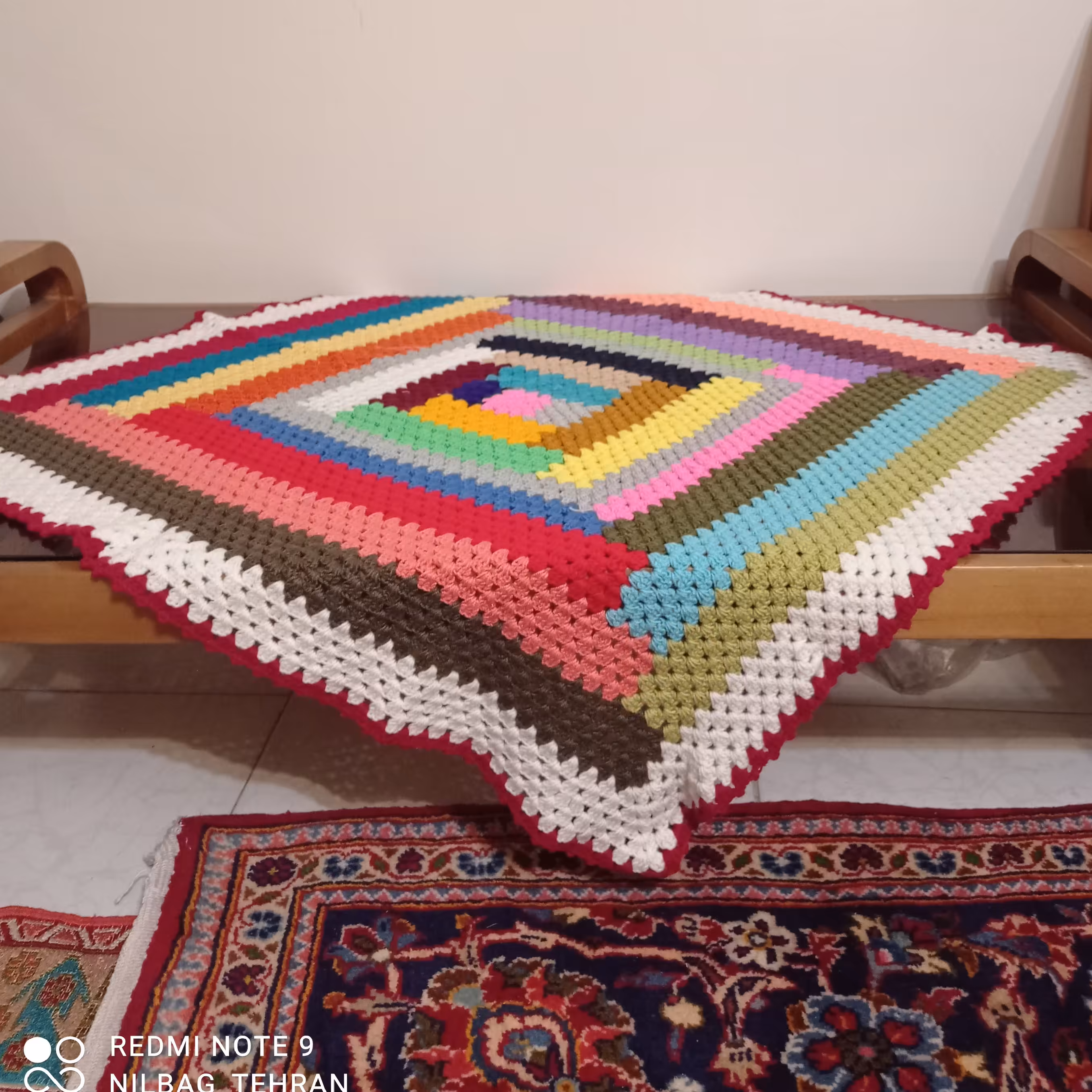 رومیزی قلاب بافی، طرح بافت پاستیلی