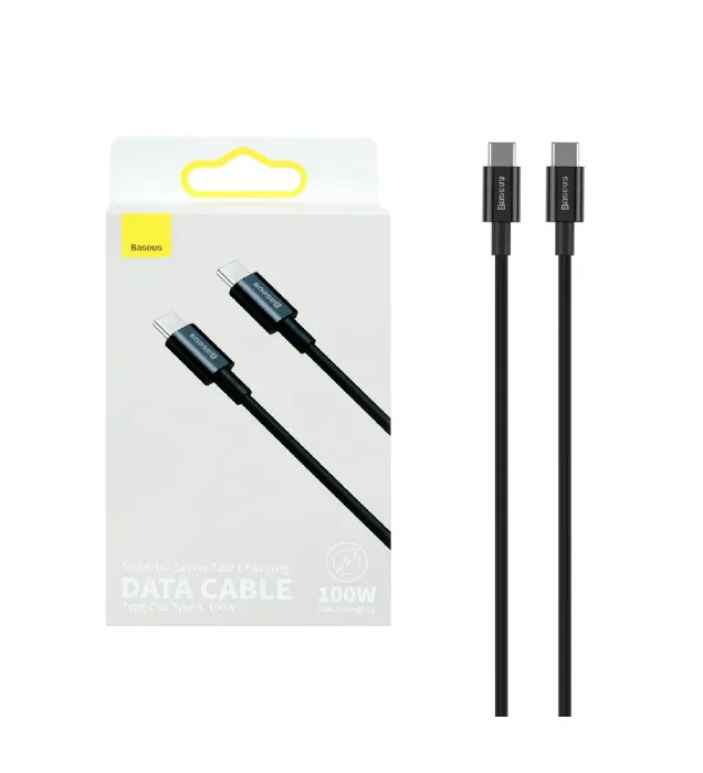 کابل شارژ فست بیسوس Type-C to Type-C مدل CATYS-B01