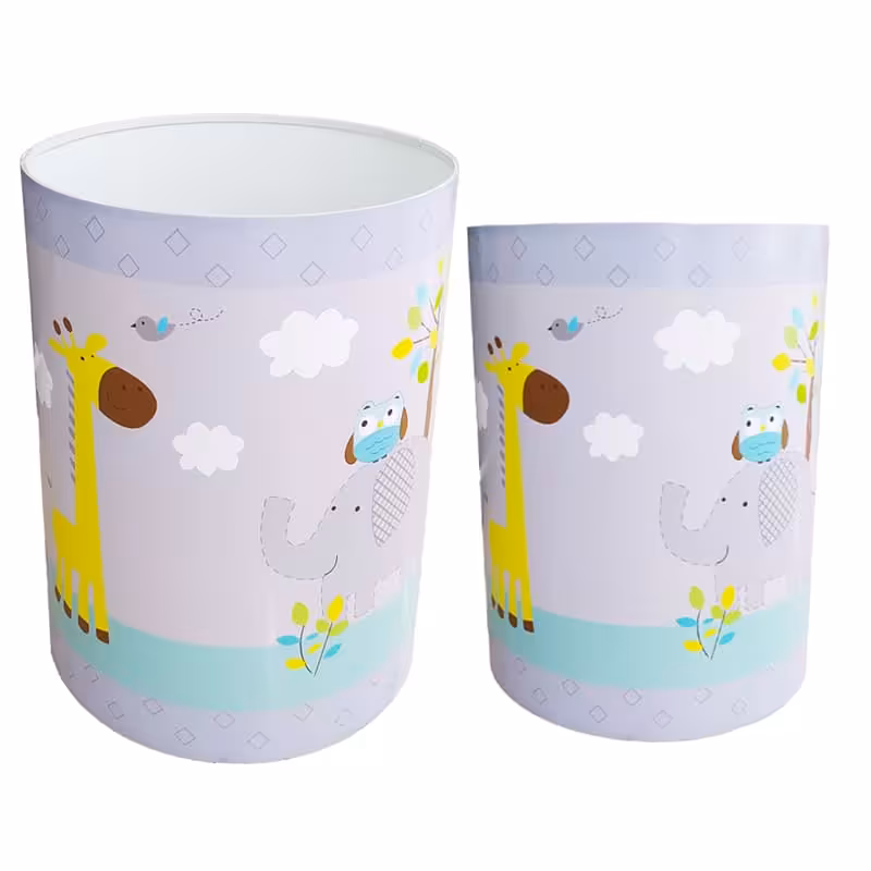 سبد لباس کودک طرح زرافه سایز بزرگ