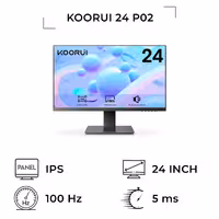 مانیتور کووری مدل KOORUI 24 P02 سایز 24 اینچ