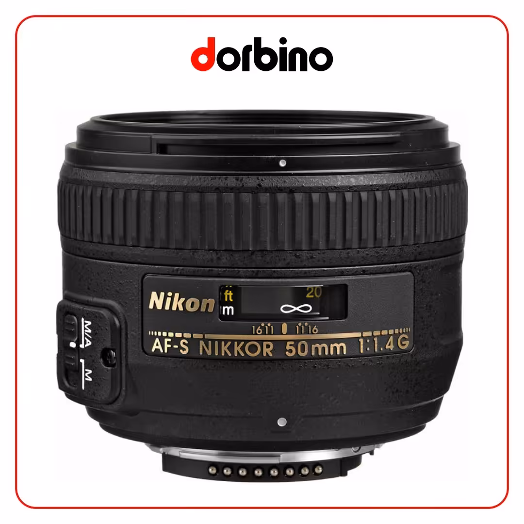 لنز نیکون Nikon AF-S NIKKOR 50mm f/1.4G Lens - فروشگاه دوربین دوربینو