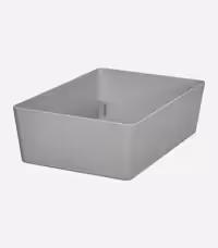 باکس خاکستری ایکیا مدل IKEA-KUGGIS سایز 18x26x8
