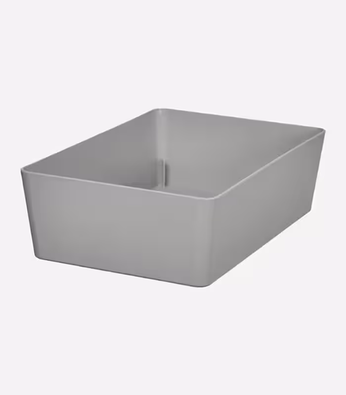 باکس خاکستری ایکیا مدل IKEA-KUGGIS سایز 18x26x8