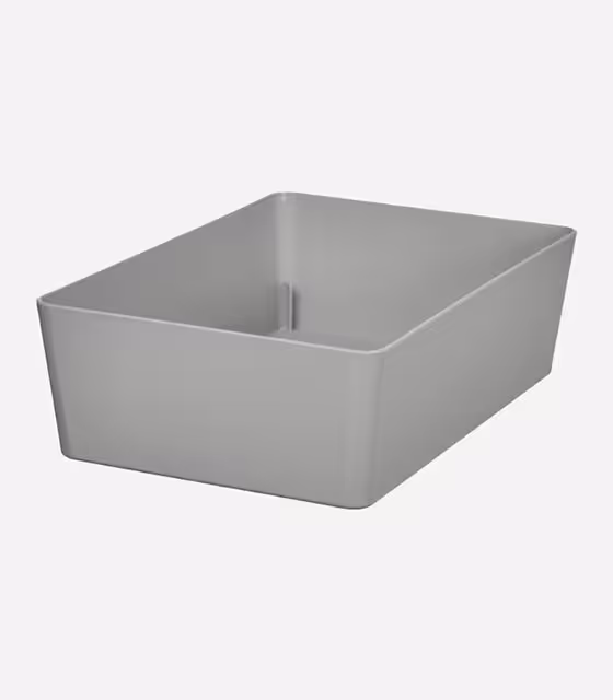 باکس خاکستری ایکیا مدل IKEA-KUGGIS سایز 18x26x8