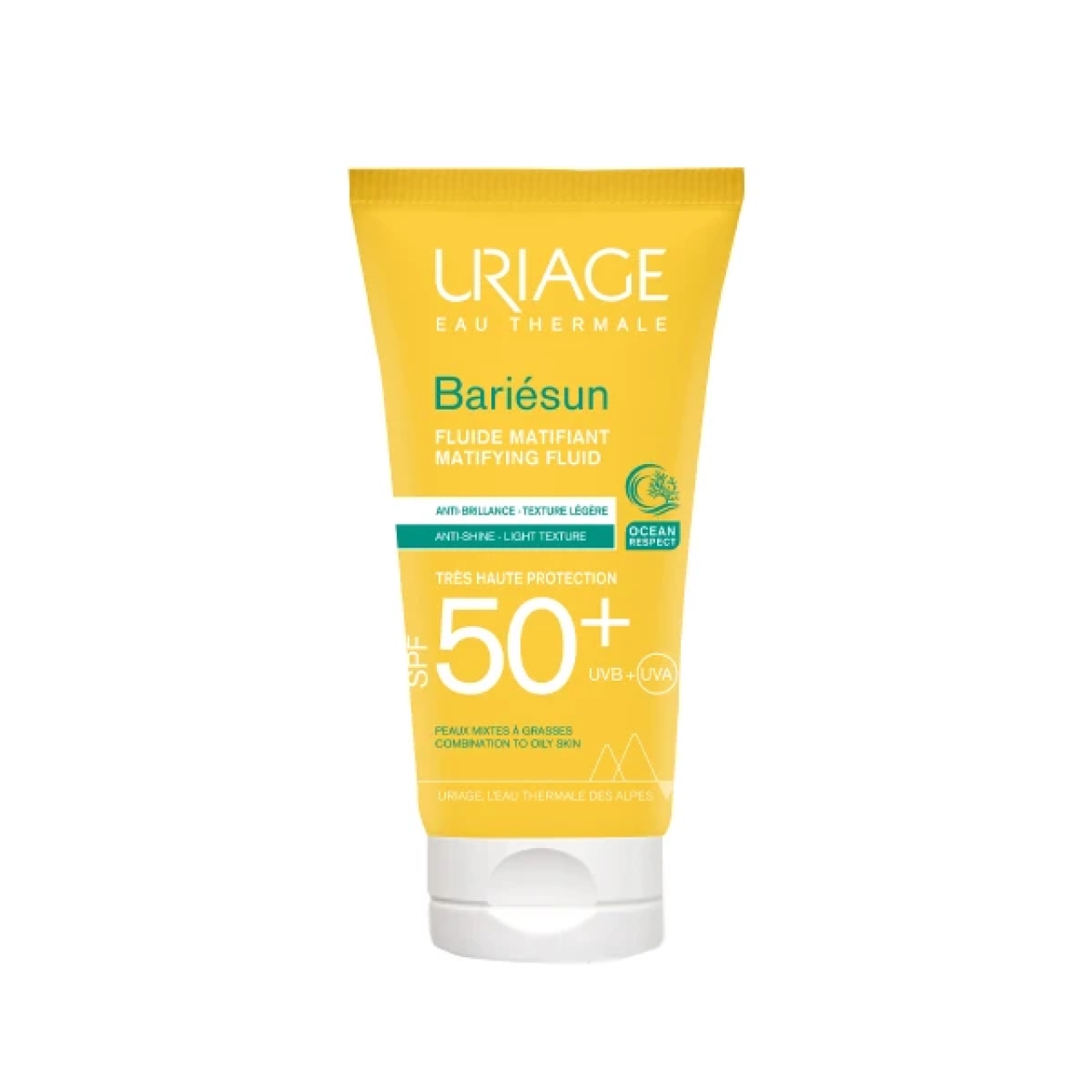 کرم ضد آفتاب بدون رنگ اوریاژ SPF 50 مدل MATIFYING مناسب پوستهای چرب حجم 50 میلیلیتر