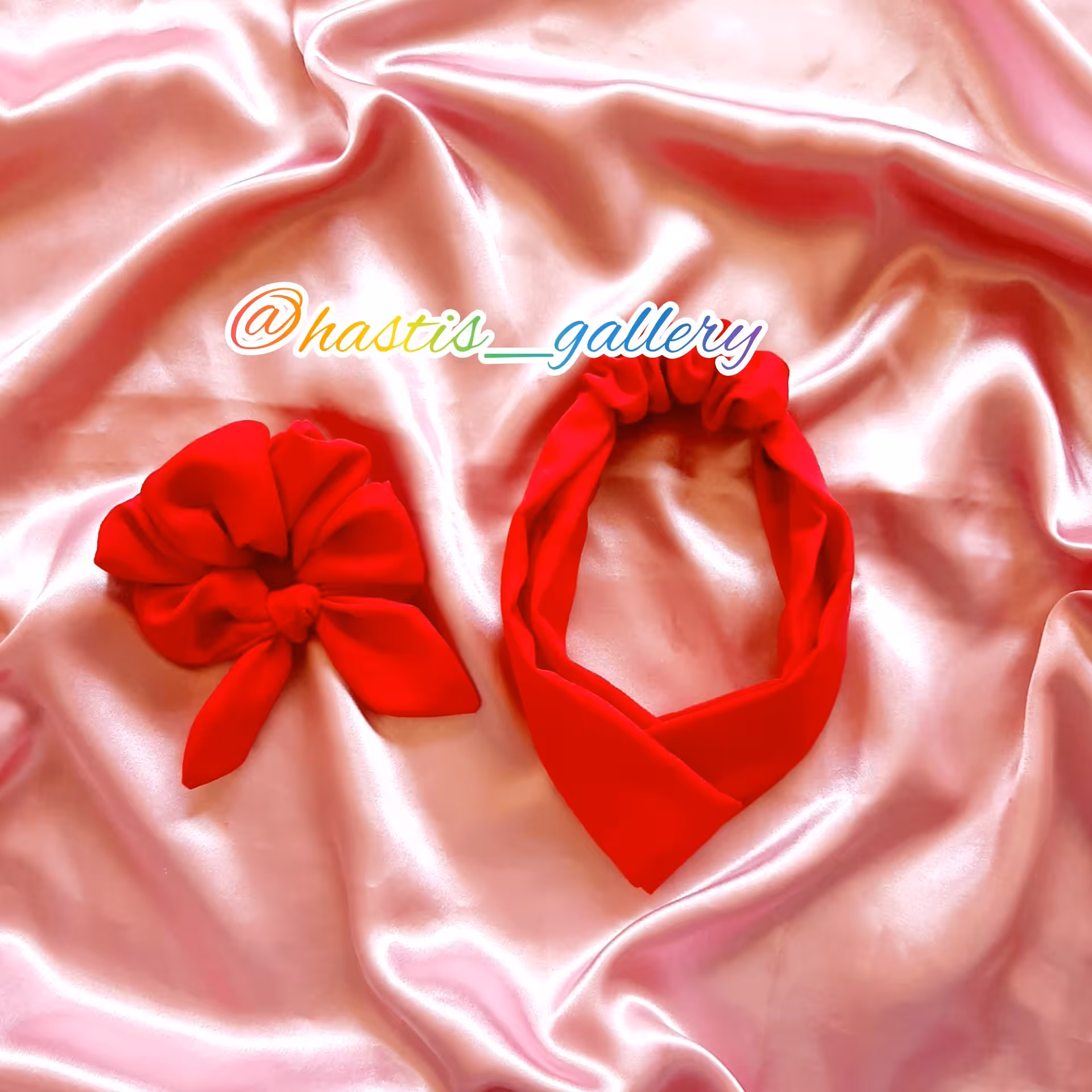 ست اسکرانچی و هدبند ضربدری