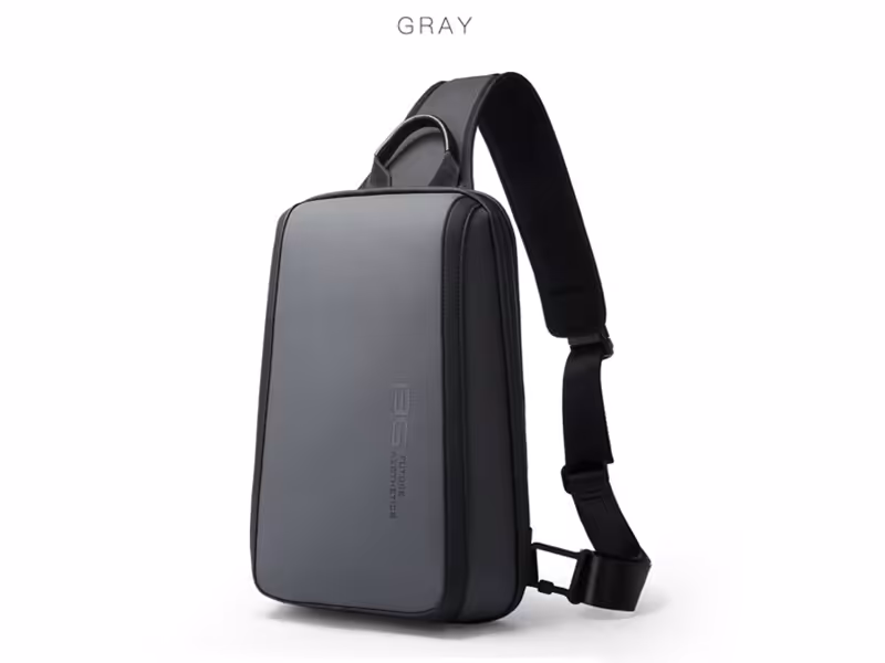 کوله پشتی تک بند ضد آب تبلت 11 اینچی بنج BANGE BG-2811 European American Crossbody Bag (خاکستری)