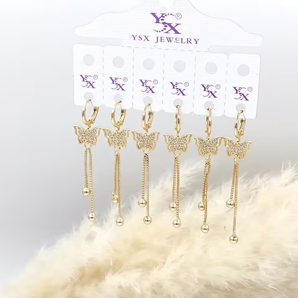 گوشواره طرح پروانه