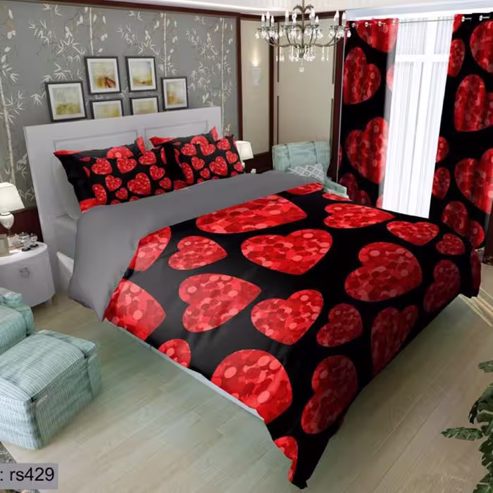 سرویس روتختی 2 نفره تنسل چاپی برندترک لند(Turk Land) rs 429