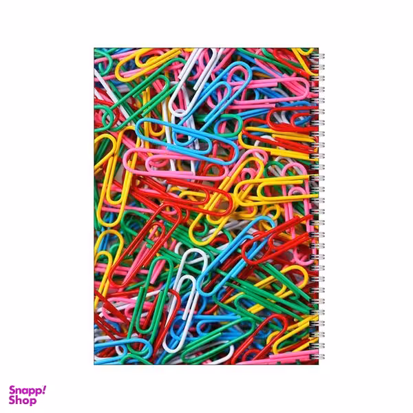 دفتر مشق 80 برگ بامبیلیپ طرح گیره های رنگی رنگی کد 9683925