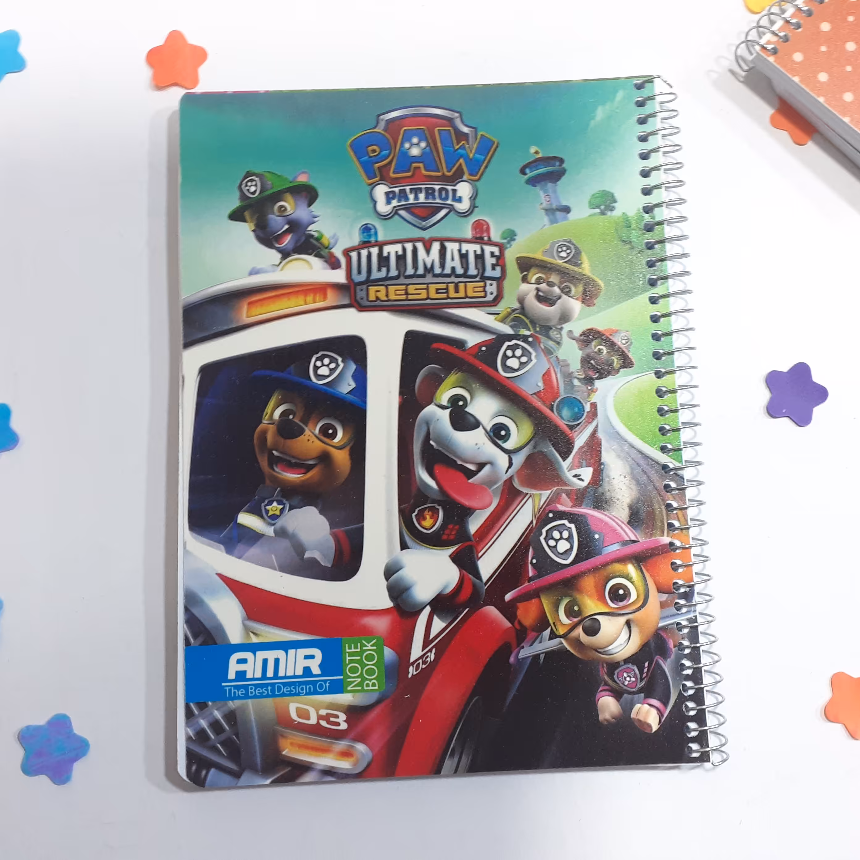 دفتر سیمی طلقی 100 برگ امیر طرح پسرانه