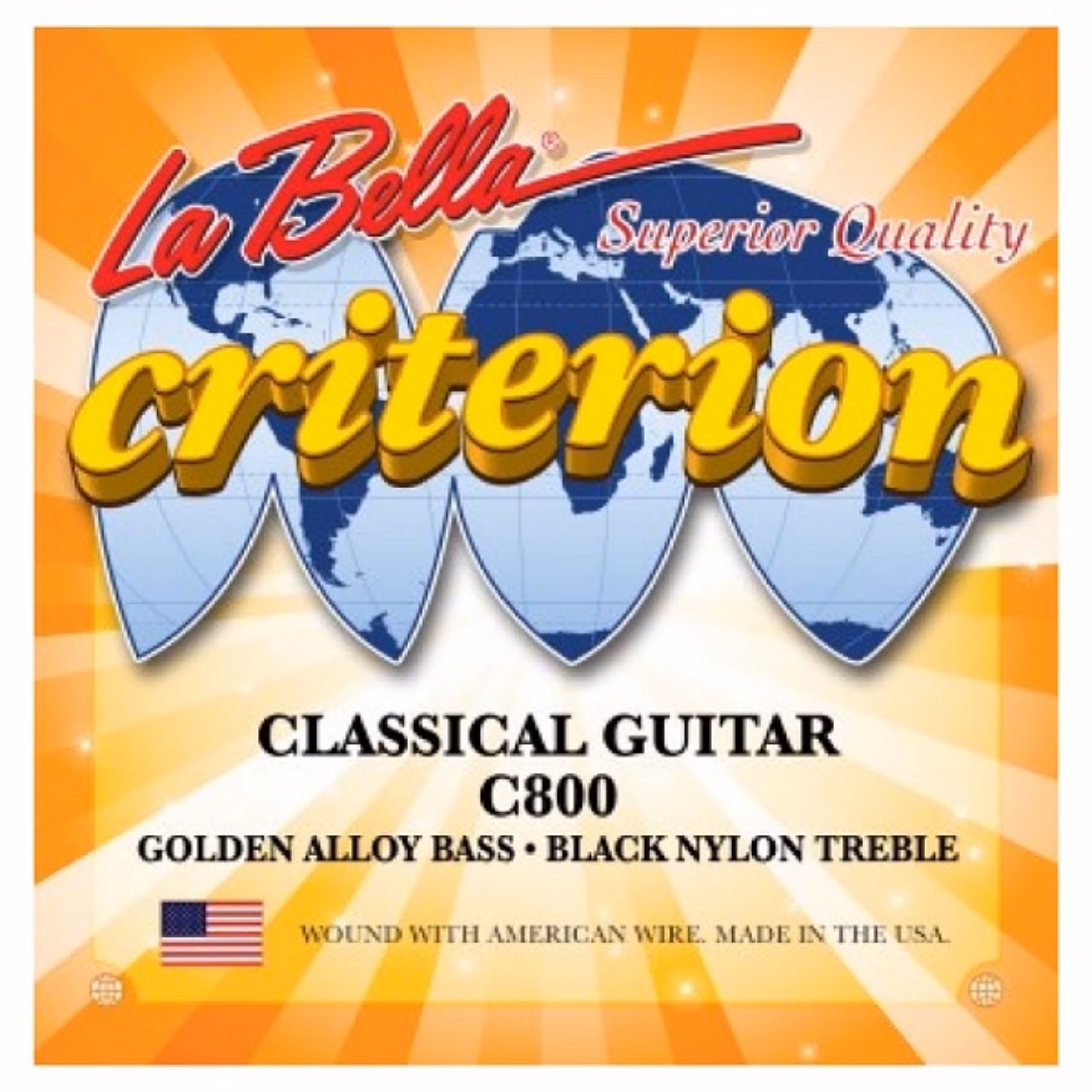 سیم گیتار کلاسیک La Bella-C800
