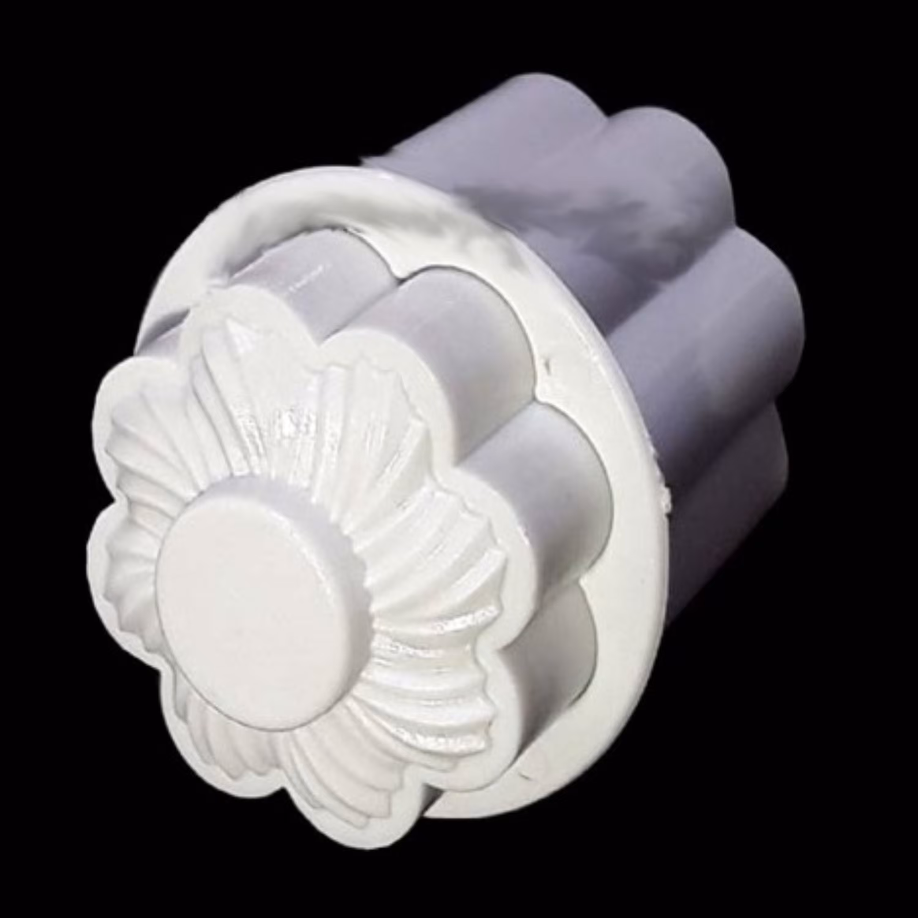 کاتر 2 طرفه شیرینی پزی بهگز مدل گل هشت پر مناسب برش خمیر کوکی و فوندانت