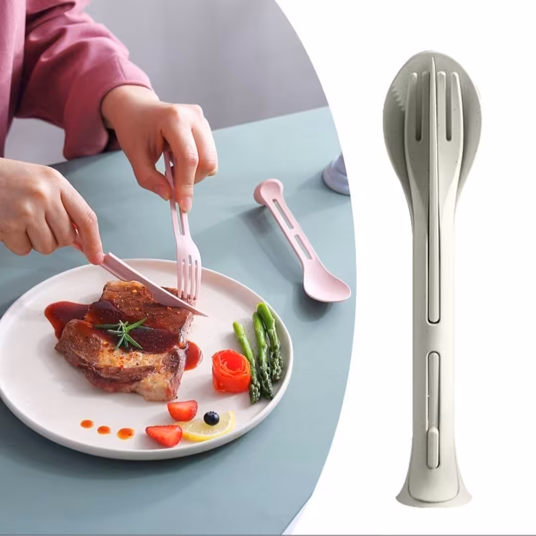 ست قاشق و چنگال و کار ایتالیایی (پس کرایه)