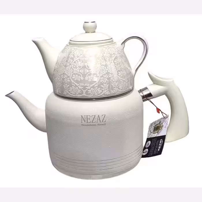 کتری قوری لوله دار نزاز 2.5 لیتر کد 2406