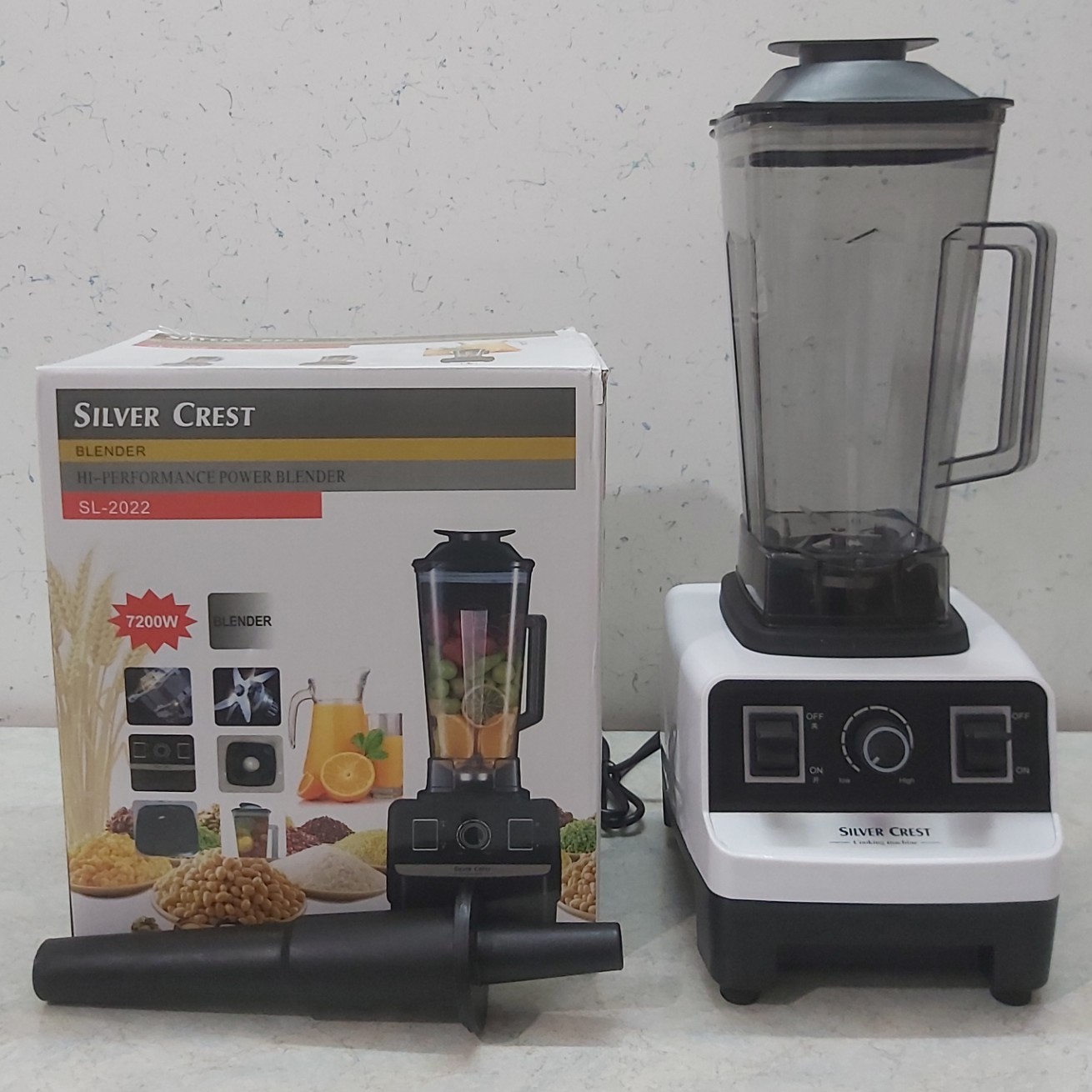 مخلوط کن سیلور کرست مدل SL-2022 توان 7200 وات مخلوط کن حرفه ای صنعتی