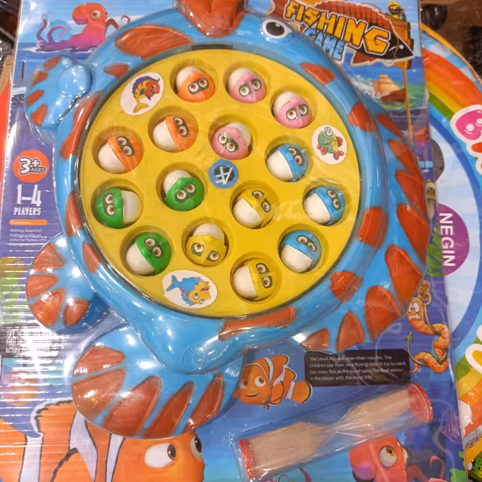 ماهی گیر  جعبه ای اسباب بازی  دخترانه پسرانه بچه گانه 