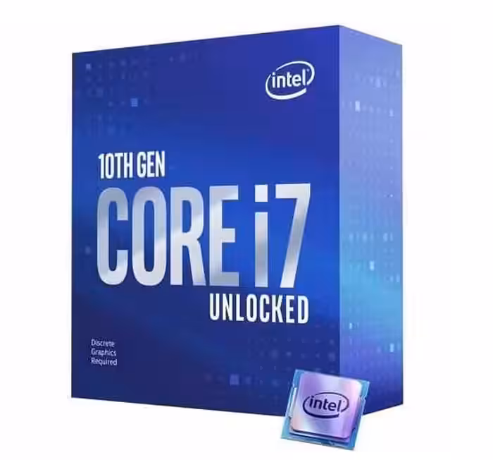 پردازنده CPU اینتل باکس مدل Core i7-10700KF فرکانس 3.8 گیگاهرتز