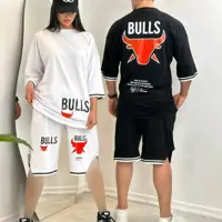ست تیشرت و شلوارک لانگBULLS