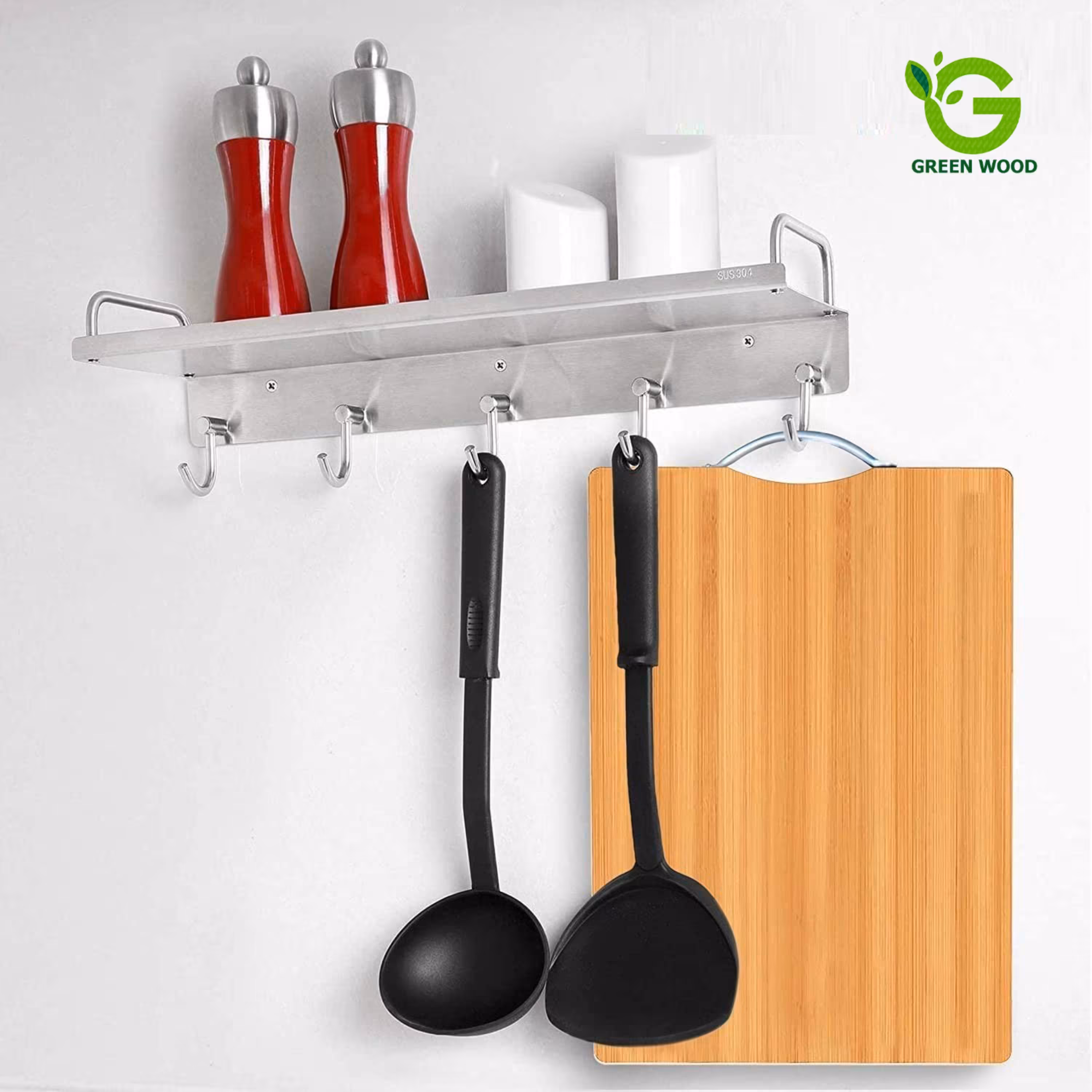 تخته برش گوشت چوبی بامبو مدل L36 کد Gw130601018