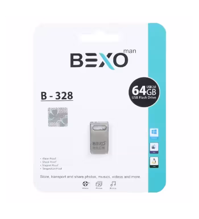 فلش مموری بکسو مدل B-328 USB 2.0 ظرفیت 64 گیگابایت