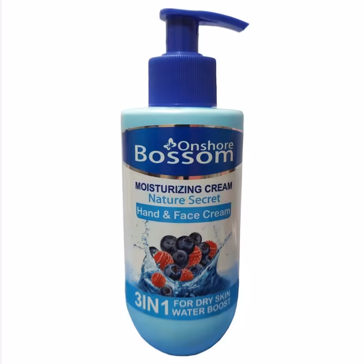 کرم مرطوب کننده بوسوم مدل 3IN1 رایحه بلوبری و تمشک حجم 250 گرم