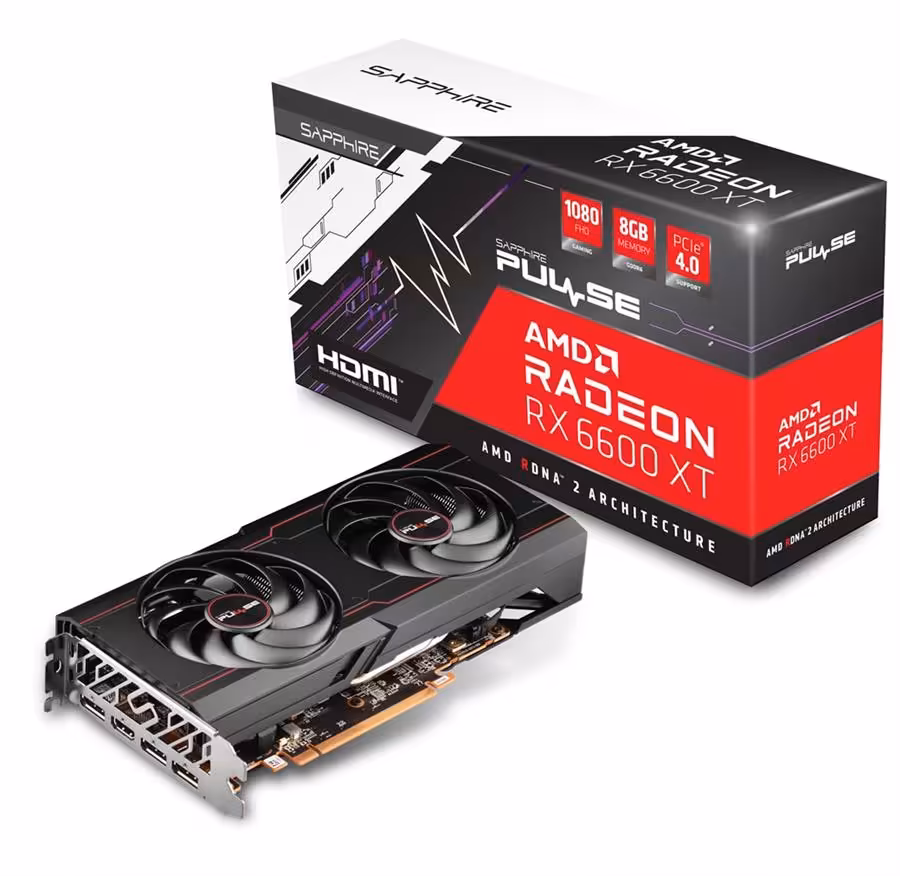 کارت گرافیک  سافایر مدل PULSE AMD Radeon RX 6600 XT حافظه 8 گیگابایت