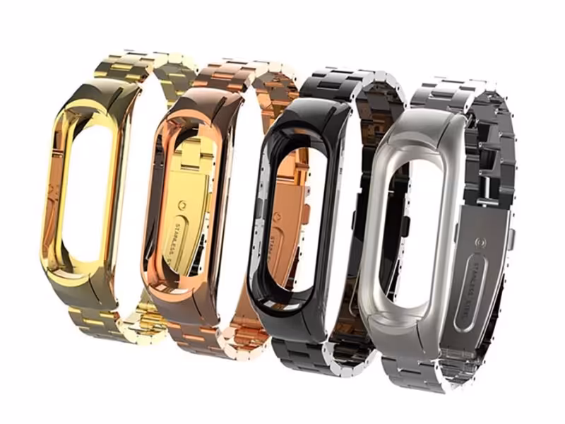 بند فلزی دستبند شیائومی Xiaomi Mi Band 3/4 Metal Strap