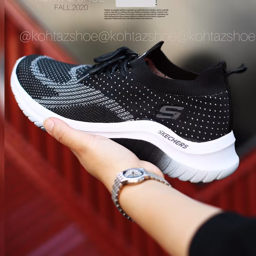 کتونی اسکیچرز های کپی اصل کتونی راحت پا طبی خارجی