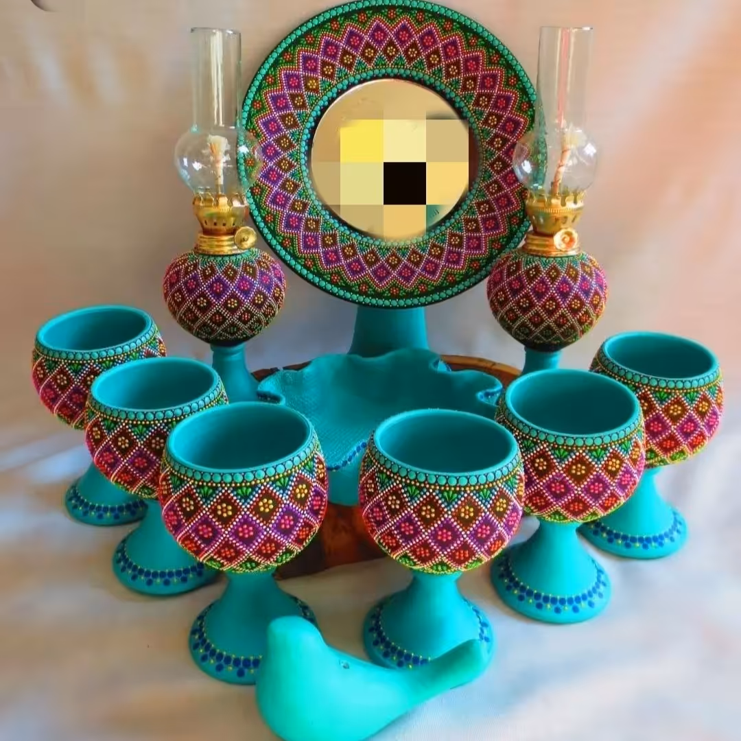 ست هفت سین جام سفالی