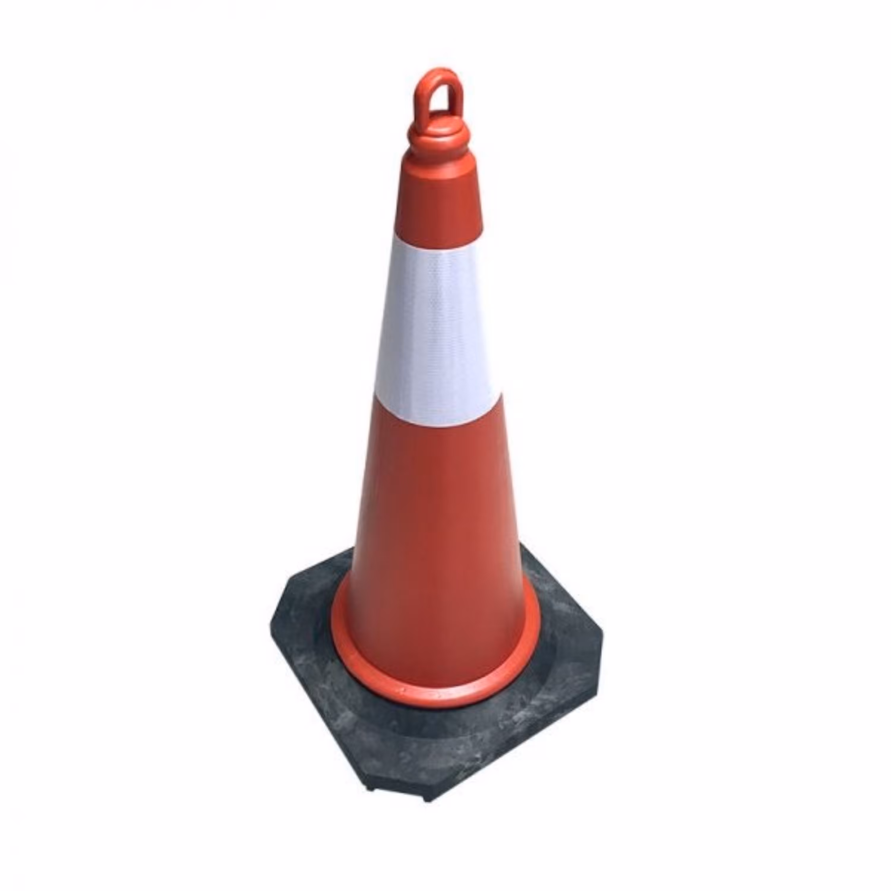 مخروط ترافیکی شبرنگ دار 80 سانت