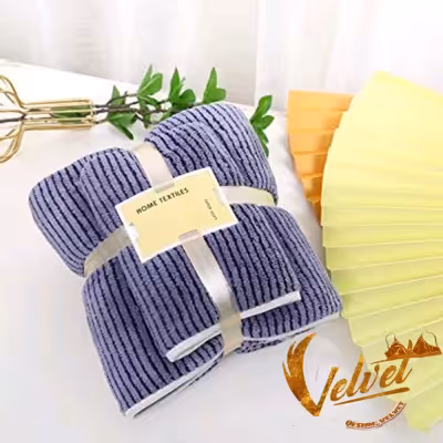 ست حوله استخری و دست و صورت آبگیرنانو پولیشی وارداتی دور دوز