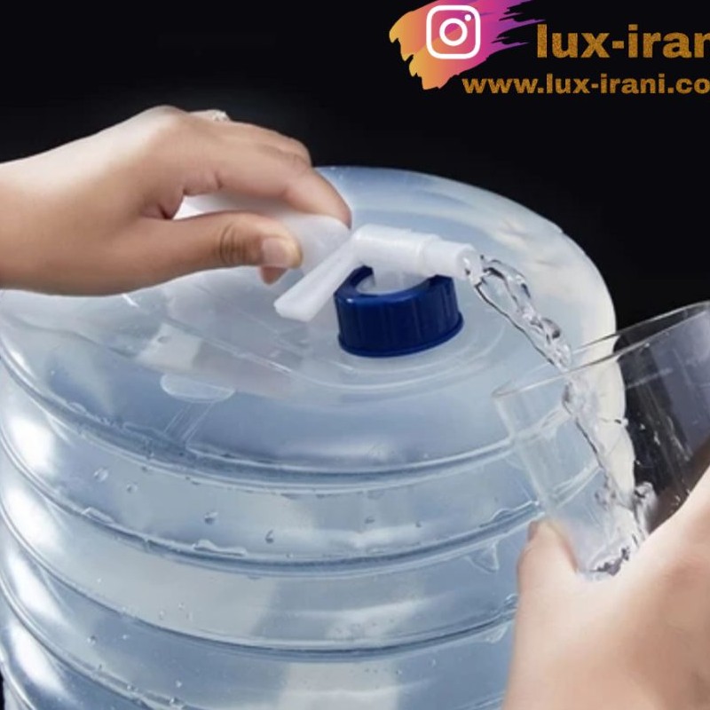کلمن تاشو مسافرتی 10 لیتری(کلمن تاشو کمپینگ، کاربردی و کم حجم)

