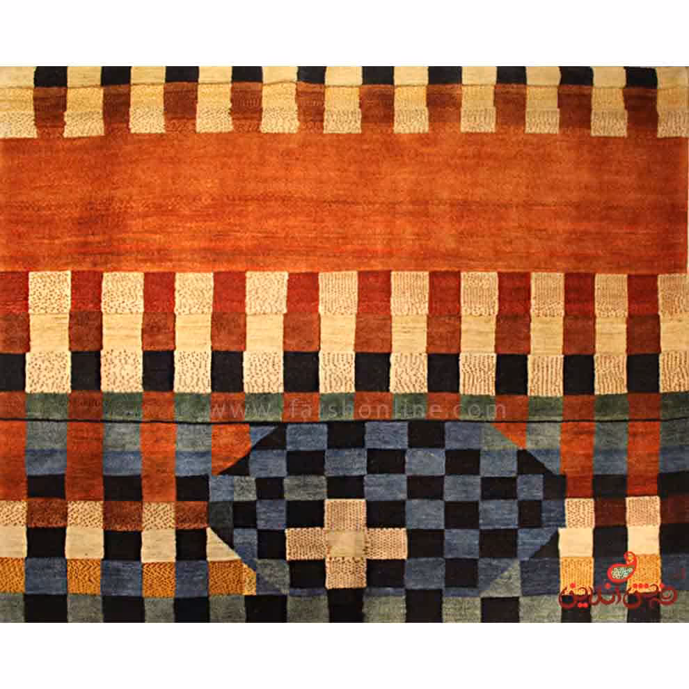 گبه دستباف مربع کد 1011